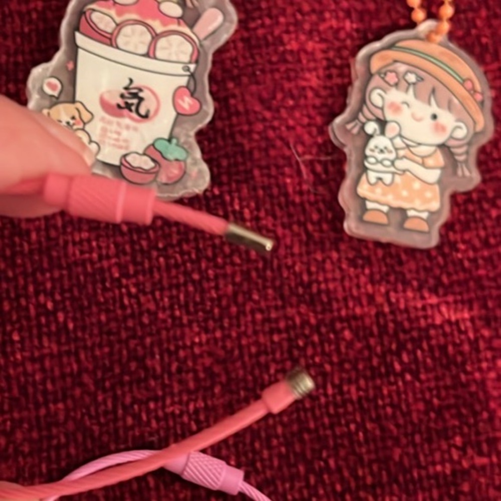 Set of 10 Kawaii-Style Cartoon Bag Charms, Keychains NEW - Picture 8 of 10